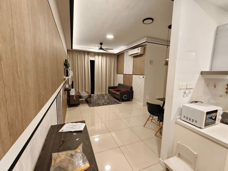 Servis Apartment untuk Disewa di Skyluxe On The Park Bukit Jalil - Perry Chai - Living Room - PropertyGuru.com.my