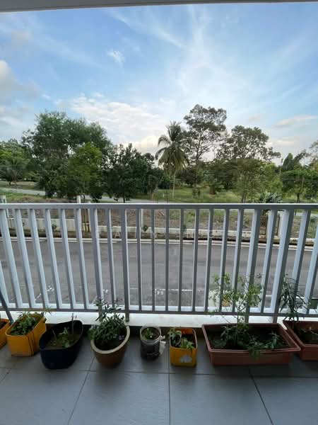Service Residence for Sale at Twin Danga Residence - Rain Ng - Balcony - PropertyGuru.com.my