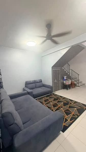 Rumah Teres 2 Tingkat untuk Dijual di Taman Scientex Utama (Senai) - Iden Tan - Living Room - PropertyGuru.com.my