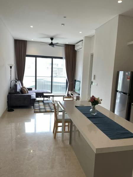 Servis Apartment untuk Disewa di Lucentia Residences - MK Heng - Living Room - PropertyGuru.com.my