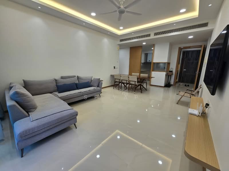 Servis Apartment untuk Disewa di Southern Marina Residences - SP Yap - Living Room - PropertyGuru.com.my