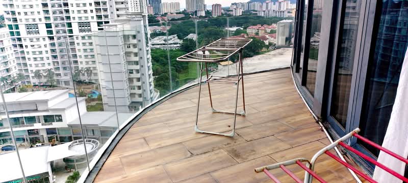 Service Residence for Rent at Arte S - Hoy Meng - Balcony - PropertyGuru.com.my