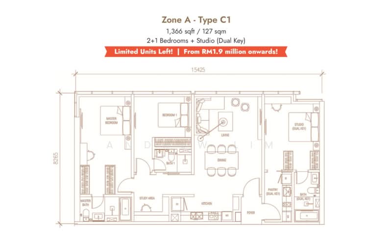 Service Residence for Rent at Pavilion Ceylon Hill - andrew lim - PropertyGuru.com.my