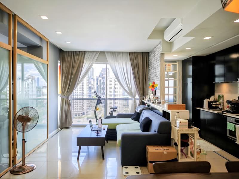 Service Residence for Sale at Verve Suites - MEI LOW - Living Room - PropertyGuru.com.my