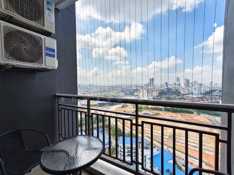 Service Residence for Rent at SKS Habitat - Edward Gan - Balcony - PropertyGuru.com.my