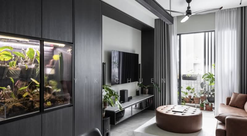 Service Residence for Sale at 121 Residences - Yik Chuen - Living Room - PropertyGuru.com.my