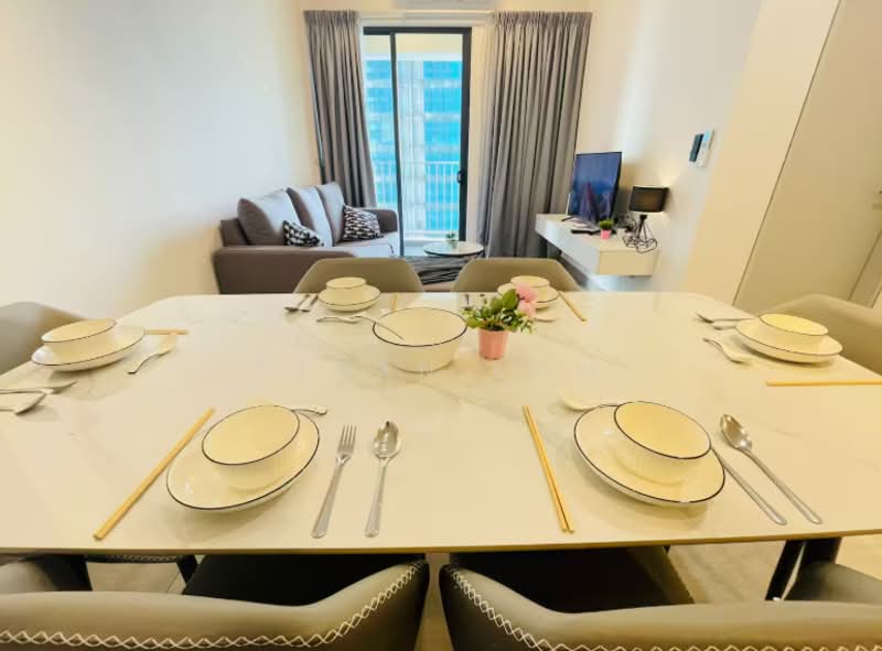 Servis Apartment untuk Dijual di Emerald 9 - Ethan Low - Living Room - PropertyGuru.com.my