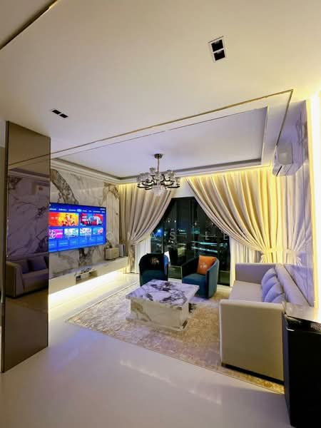 Service Residence for Sale at Oxford Residences @ Pavilion Embassy - thomas lee - Living Room - PropertyGuru.com.my