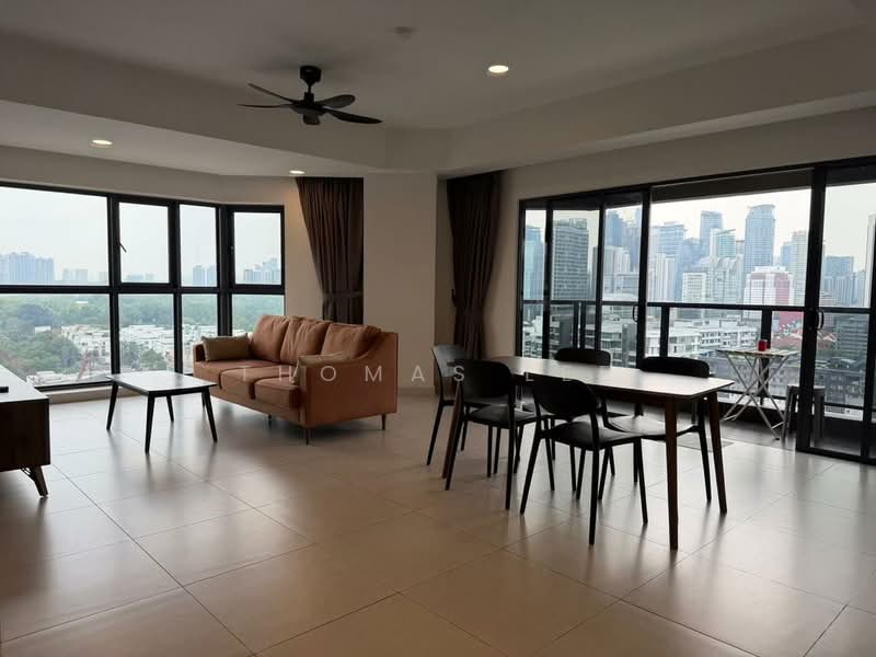 Service Residence for Sale at The Atrium - thomas lee - Living Room - PropertyGuru.com.my