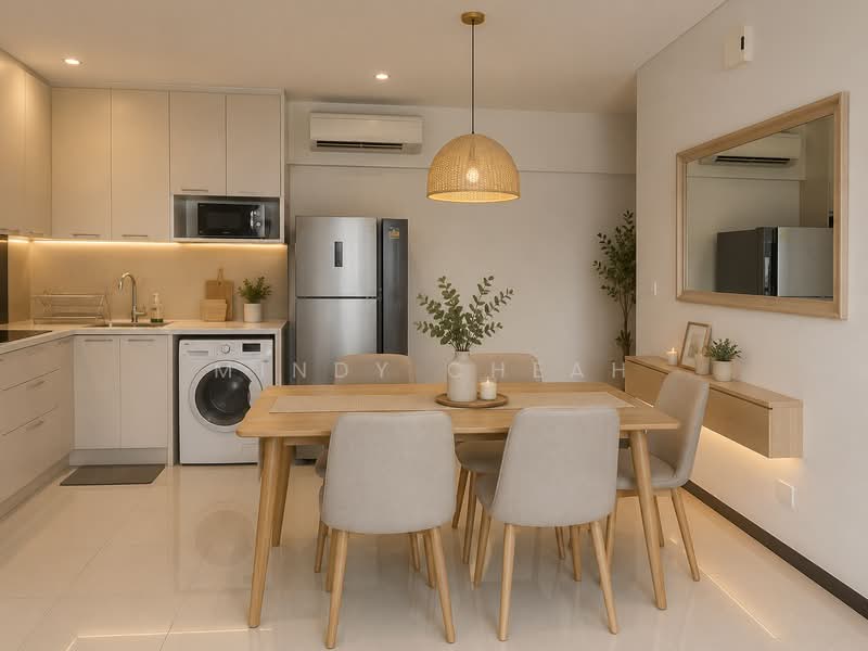 Servis Apartment untuk Disewa di Mercu Summer Suites - Mindy Cheah - Kitchen - PropertyGuru.com.my