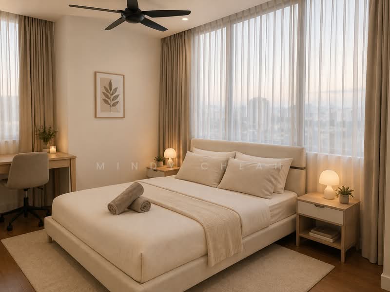Servis Apartment untuk Disewa di Mercu Summer Suites - Mindy Cheah - Bedroom - PropertyGuru.com.my