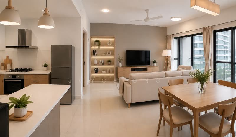 Servis Apartment untuk Dijual di Setia SKY Residences - Joyce Ong - Kitchen - PropertyGuru.com.my