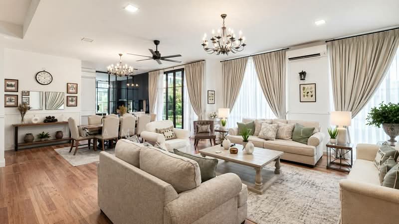 Rumah Berkembar untuk Dijual di Garden Residence (Cyberjaya) - Kamil Ghazali - Living Room - PropertyGuru.com.my