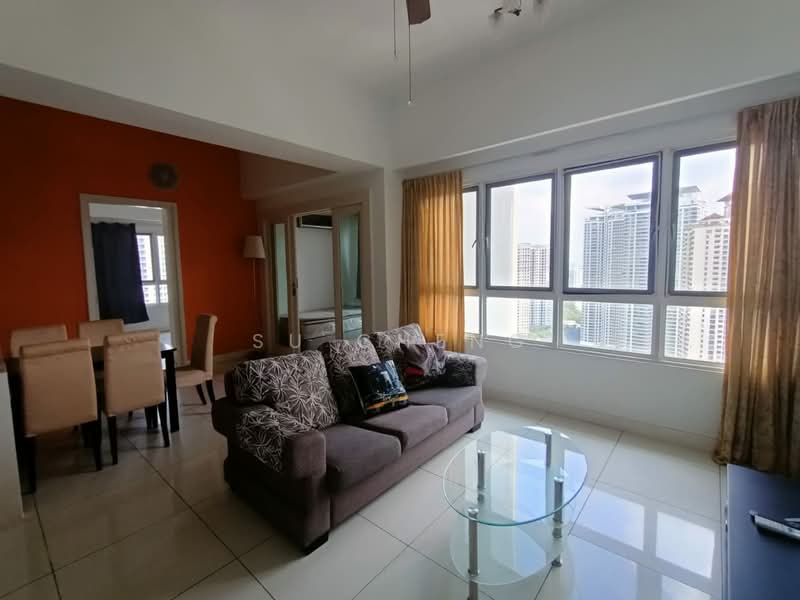 Kondominium untuk Disewa di Tiffani Kiara - Su Cheng - Living Room - PropertyGuru.com.my