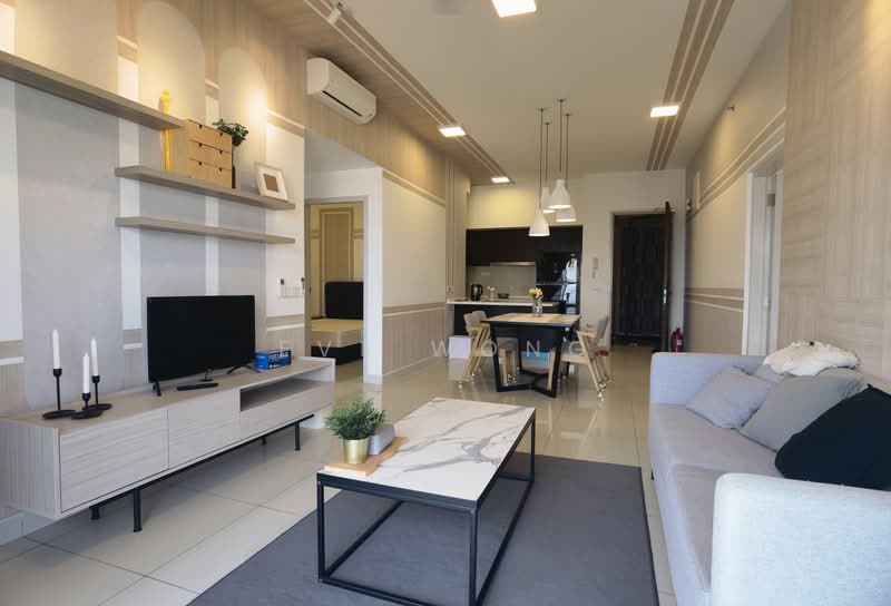 Service Residence for Rent at Setia City Residences - Eve Wong - Living Room - PropertyGuru.com.my