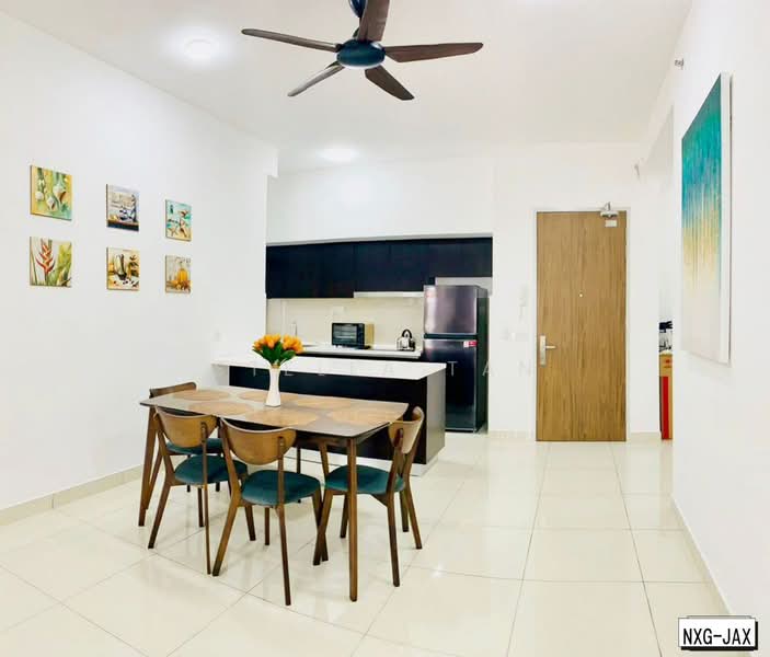 Servis Apartment untuk Disewa di Setia City Residences - Stella Tan - Dining Room - PropertyGuru.com.my