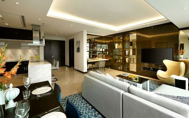 Kediaman Servis untuk Dijual di The Ritz-Carlton Residences - Christenaida Safari - Living Room - PropertyGuru.com.my
