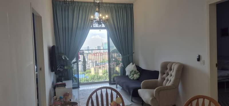 Service Residence for Sale at Lexa Residence @ The Quartz WM - Elisa . - Living Room - PropertyGuru.com.my