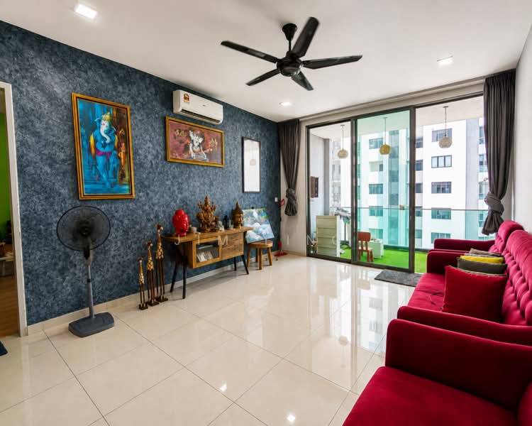 Condominium for Sale at X2 Residency - Jim Ling - Living Room - PropertyGuru.com.my