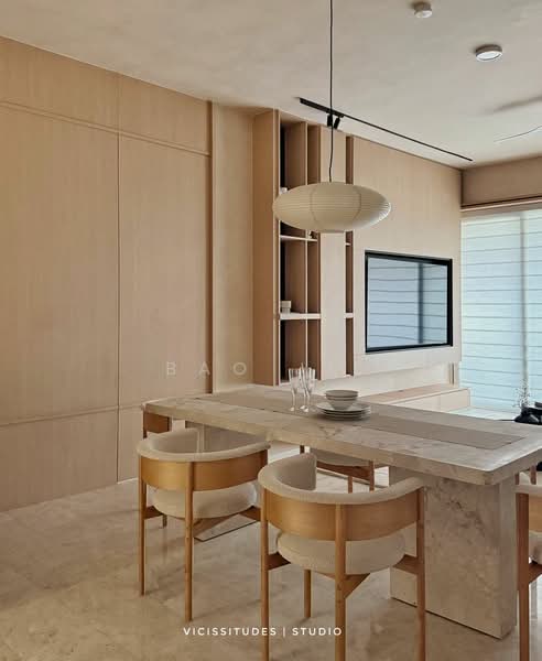 Kediaman Servis untuk Dijual di TRX Residences - Bao Jie - Dining Room - PropertyGuru.com.my