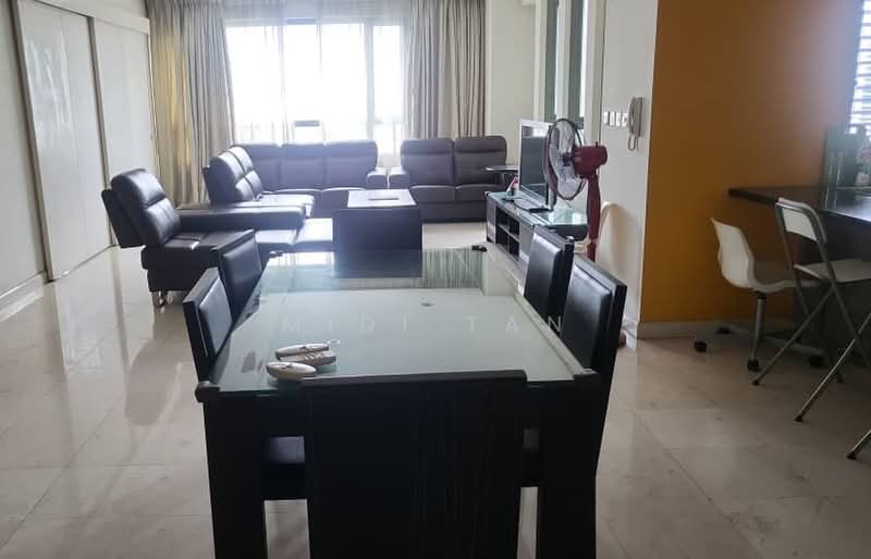 Kondominium untuk Disewa di The Capsquare Residences - Midi Tan - Living Room - PropertyGuru.com.my
