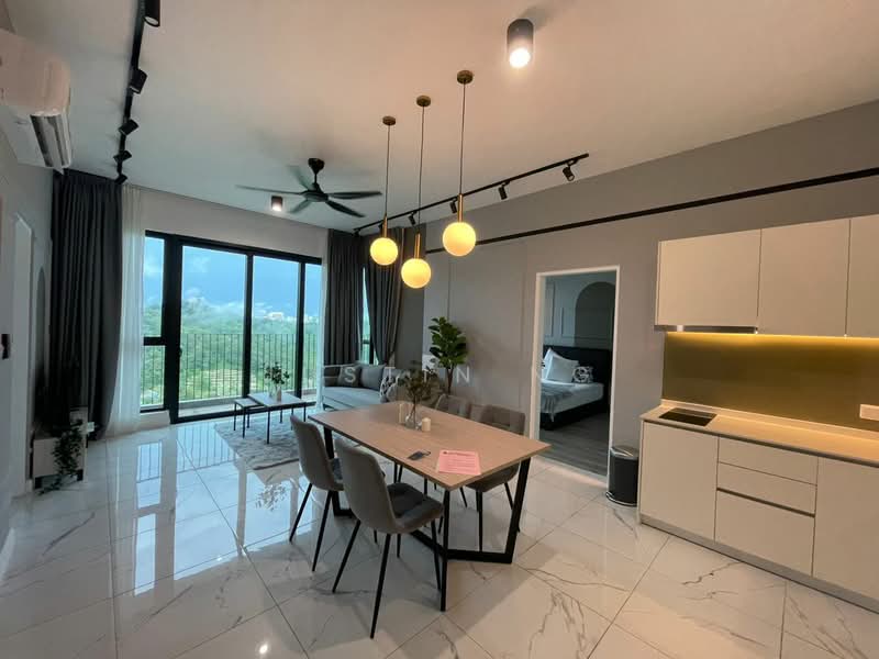 Servis Apartment untuk Disewa di Cubic Botanical - Justin Ng - Living Room - PropertyGuru.com.my
