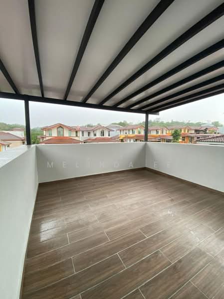 Semi-Detached House for Sale in Bandar Seri Alam (Masai) - Melinda Ee - Balcony - PropertyGuru.com.my