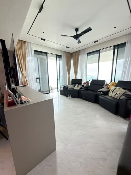 Kondominium untuk Disewa di Setia V Residences - Yeoh . - Living Room - PropertyGuru.com.my