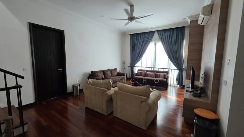 Rumah Teres 3.5 Tingkat untuk Dijual di Duta Villa (Setia Alam) - Elwin Chok - Living Room - PropertyGuru.com.my