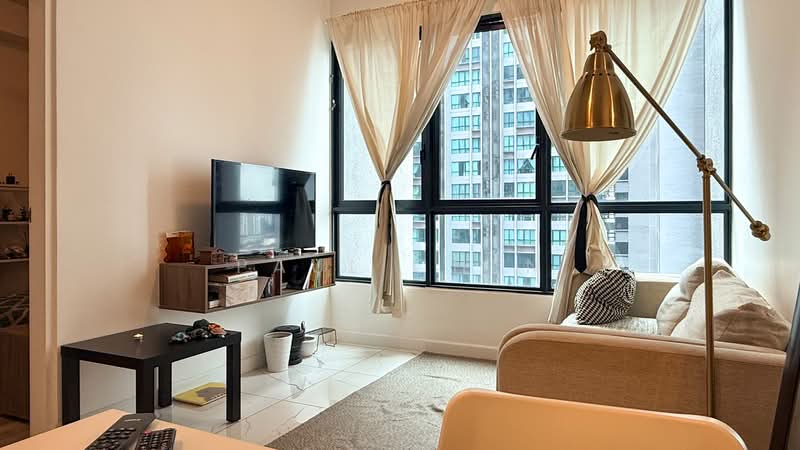Servis Apartment untuk Dijual di Cubic Botanical - Paul Chen - Living Room - PropertyGuru.com.my