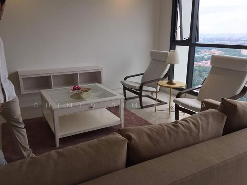 Service Residence for Rent at Tropicana Gardens - Chimed Sim Kunga - Living Room - PropertyGuru.com.my