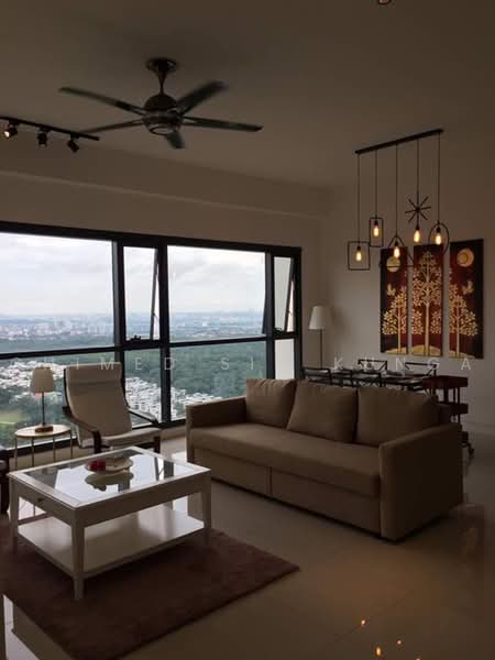 Service Residence for Rent at Tropicana Gardens - Chimed Sim Kunga - Living Room - PropertyGuru.com.my
