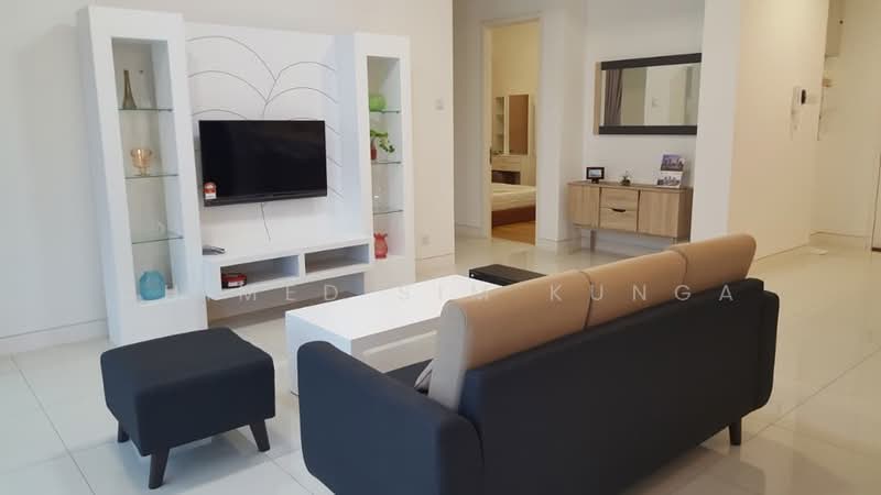 Service Residence for Rent at Tropicana Gardens - Chimed Sim Kunga - Living Room - PropertyGuru.com.my