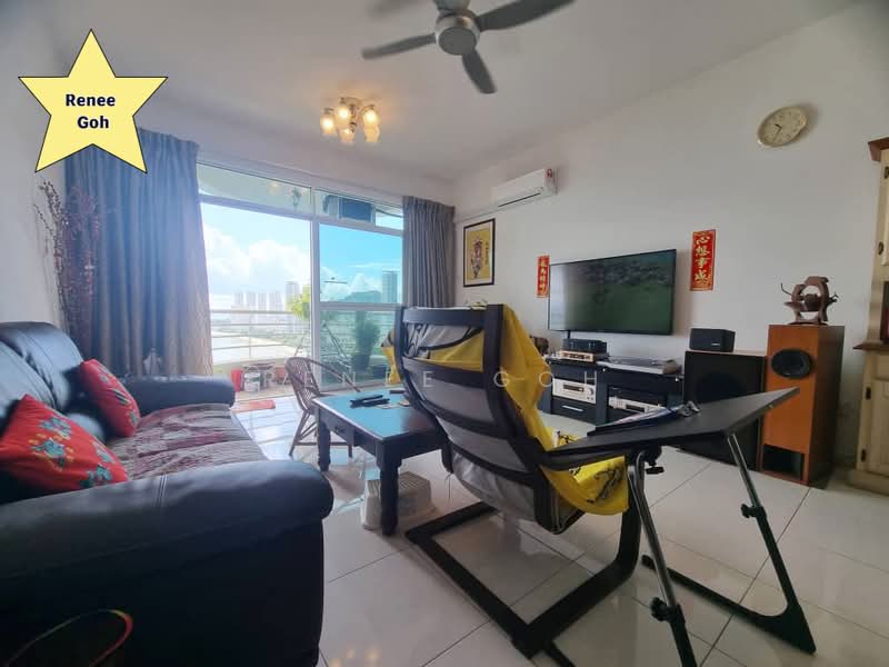 Kondominium untuk Dijual di The Waterfront Condominium - Renee Goh - Living Room - PropertyGuru.com.my