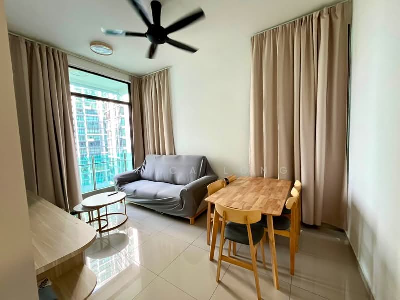 Kediaman Servis untuk Disewa di Wave @ Marina Cove - Enrica Long - Living Room - PropertyGuru.com.my