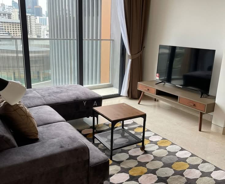 Service Residence for Rent at Lucentia Residences - Yan Zi - Living Room - PropertyGuru.com.my