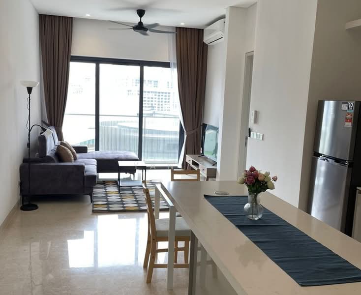 Service Residence for Rent at Lucentia Residences - Yan Zi - Living Room - PropertyGuru.com.my
