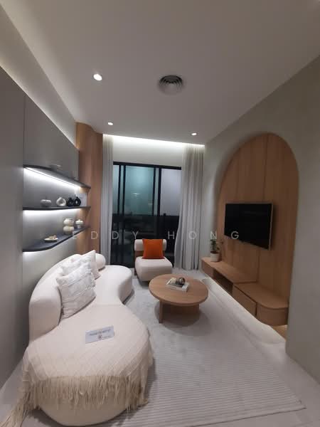 Servis Apartment untuk Dijual di Maxim D'Parc - Eddy Hong - Living Room - PropertyGuru.com.my
