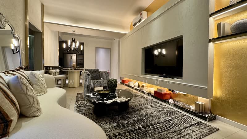 Servis Apartment untuk Dijual di Arunya @ KL North - Willy Kung - Living Room - PropertyGuru.com.my