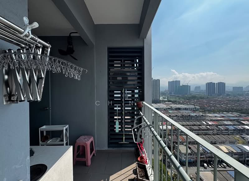 Servis Apartment untuk Dijual di Fortune Centra - CH Ng - Balcony - PropertyGuru.com.my