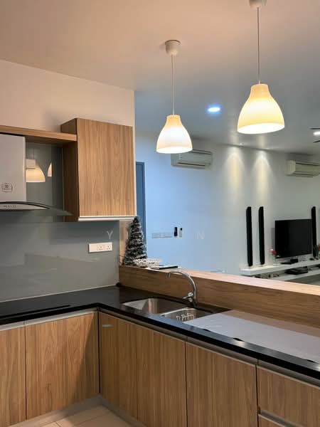 Service Residence for Rent at TRiGON Luxury Residences - Yi Jun - Kitchen - PropertyGuru.com.my