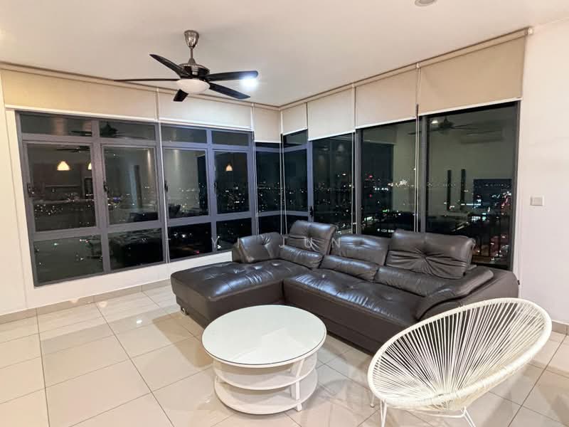 Service Residence for Rent at TRiGON Luxury Residences - Yi Jun - Living Room - PropertyGuru.com.my