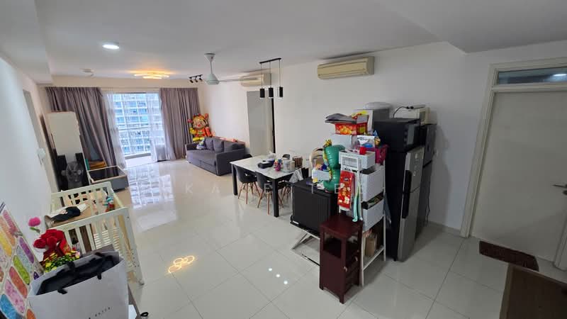 Condominium for Sale at Teega Residences - Kate Tee - Living Room - PropertyGuru.com.my