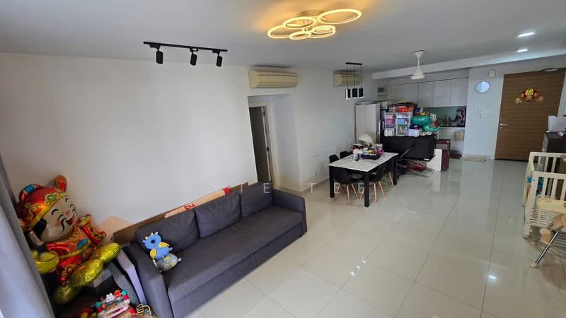 Condominium for Sale at Teega Residences - Kate Tee - Living Room - PropertyGuru.com.my
