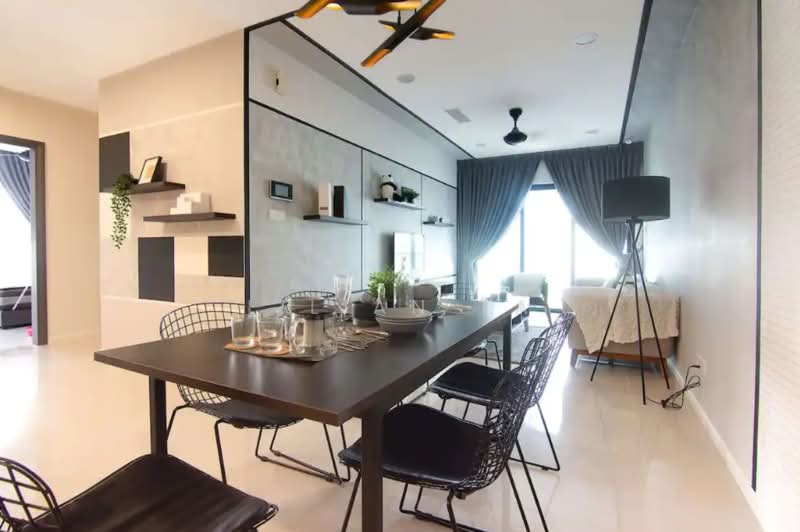 Servis Apartment untuk Dijual di Emerald 9 - Lilian Ta - Dining Room - PropertyGuru.com.my