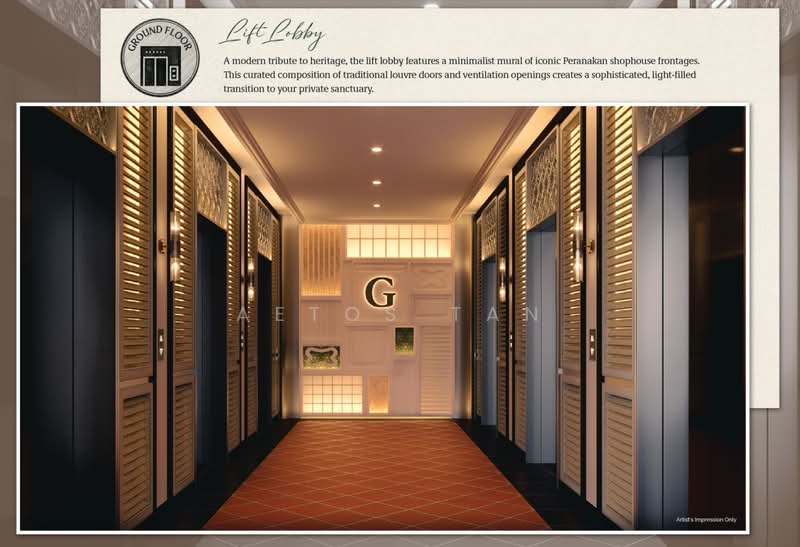 Servis Apartment untuk Dijual di Tuan Straits Residency - Aetos Tan - Lobby - PropertyGuru.com.my
