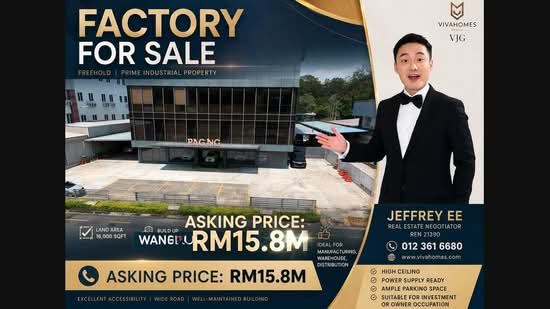 Factory for Sale in Bandar Sri Damansara (Selangor) - Jeffrey Ee - PropertyGuru.com.my