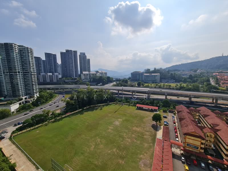 Service Residence for Rent at Henna Residence @ The Quartz WM - Alex Loh - Balcony view - PropertyGuru.com.my