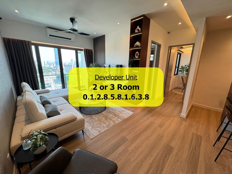 Servis Apartment untuk Dijual di One Residence - FM Hong - Living Room - PropertyGuru.com.my