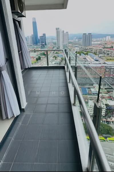 Servis Apartment untuk Dijual di One Residence - FM Hong - Balcony - PropertyGuru.com.my